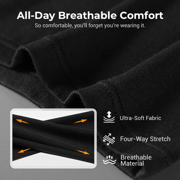 Men's Ultra-Absorbent Incontinence Boxer Briefs