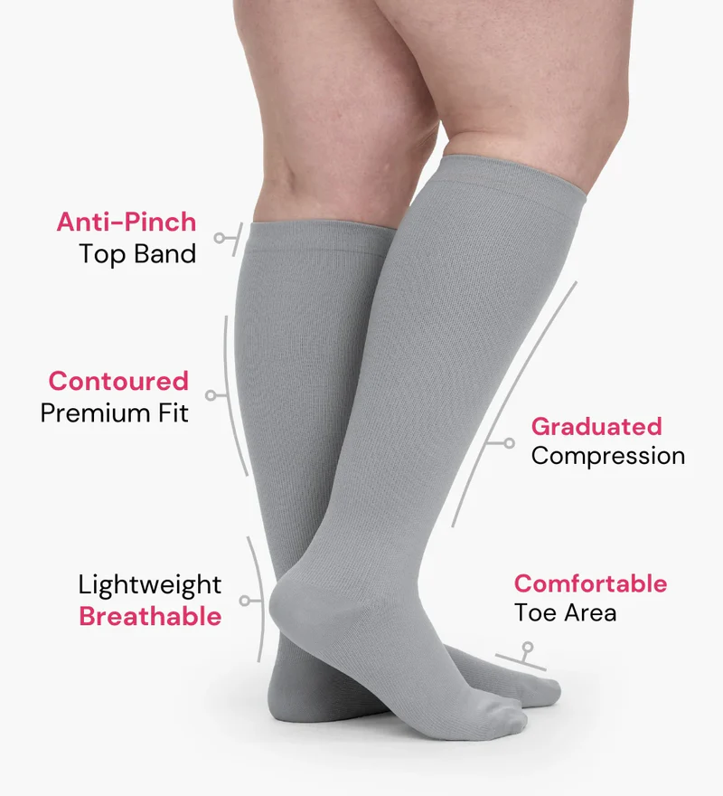 Wide Compression Socks