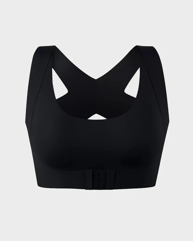 🏆Buy one get one free!🔥Front Closure Cross-Back Wireless Posture Bra