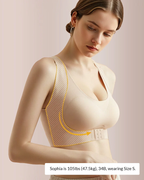 🏆Buy one get one free!🔥Front Closure Cross-Back Wireless Posture Bra