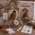 🎄 3D Christmas Cardinal Craft Kit | Create A Heartwarming Handmade Holiday Decoration