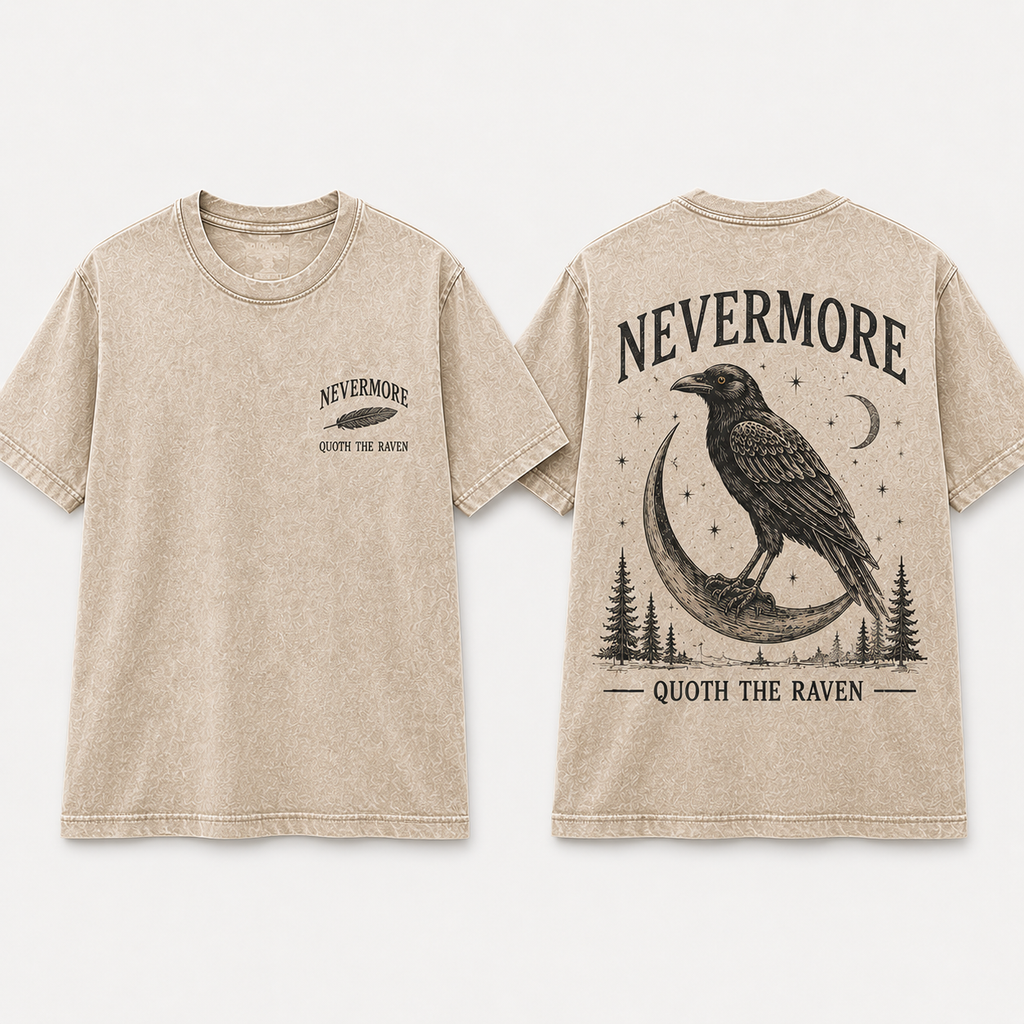 NEVERMORE Raven Vintage T-Shirt