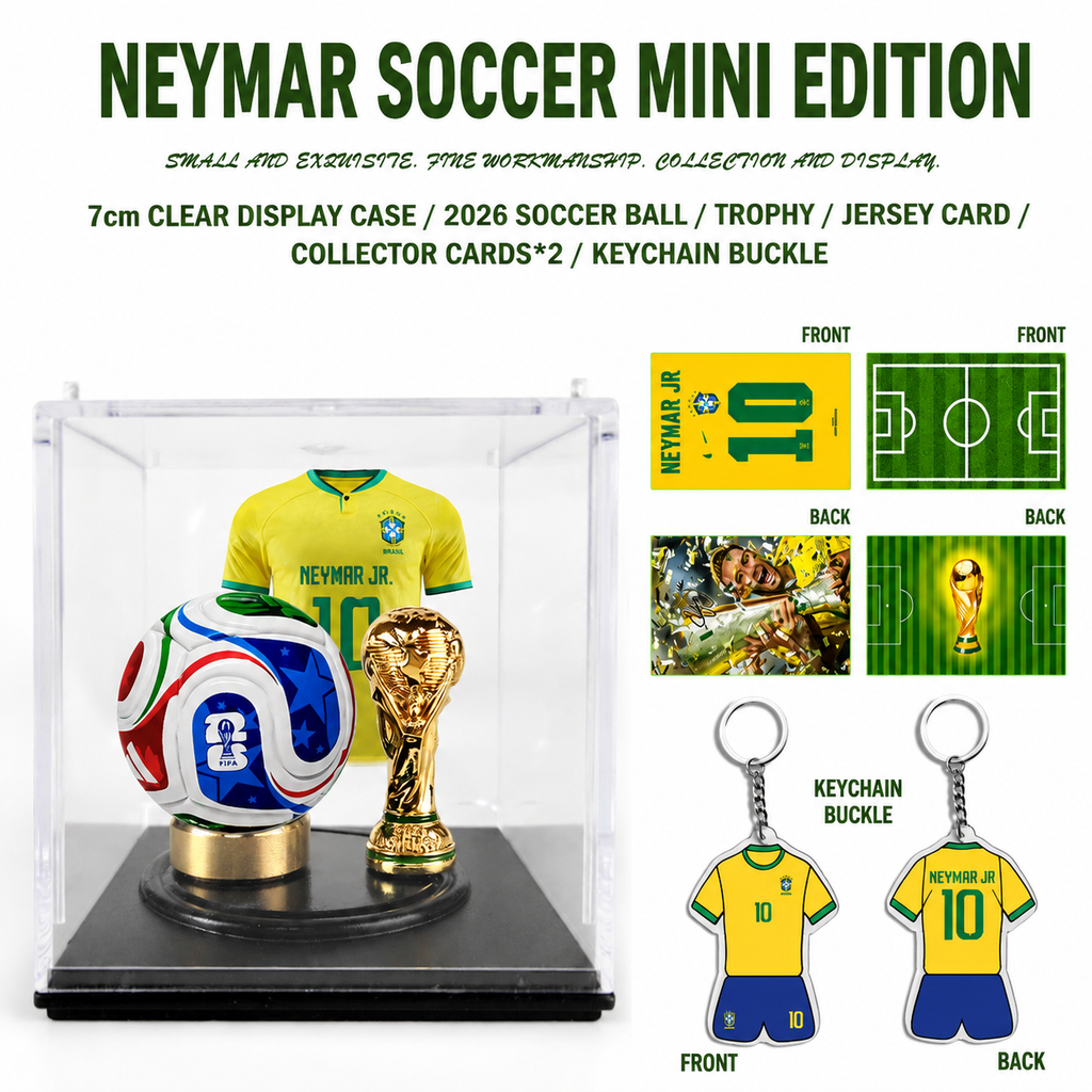2026 World Cup (USA/Canada) Souvenir Set: Collectible Figures & Football – Creative Gift Box for Fans